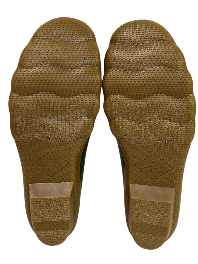 Size 11 Sperry Womens Syren Gulf Quilted Nylon Pop Angora Duck Boots STS86880