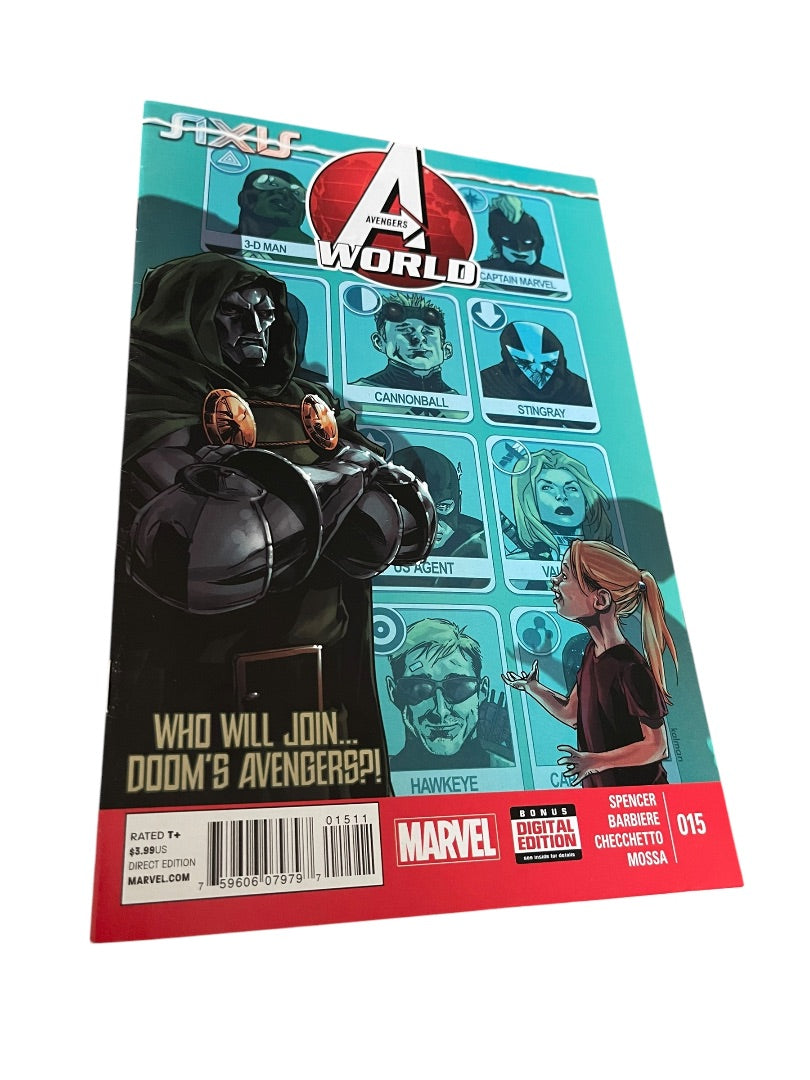 Marvel AXU Avengers World 015 Spencer Barbiere Checchetto Mossa