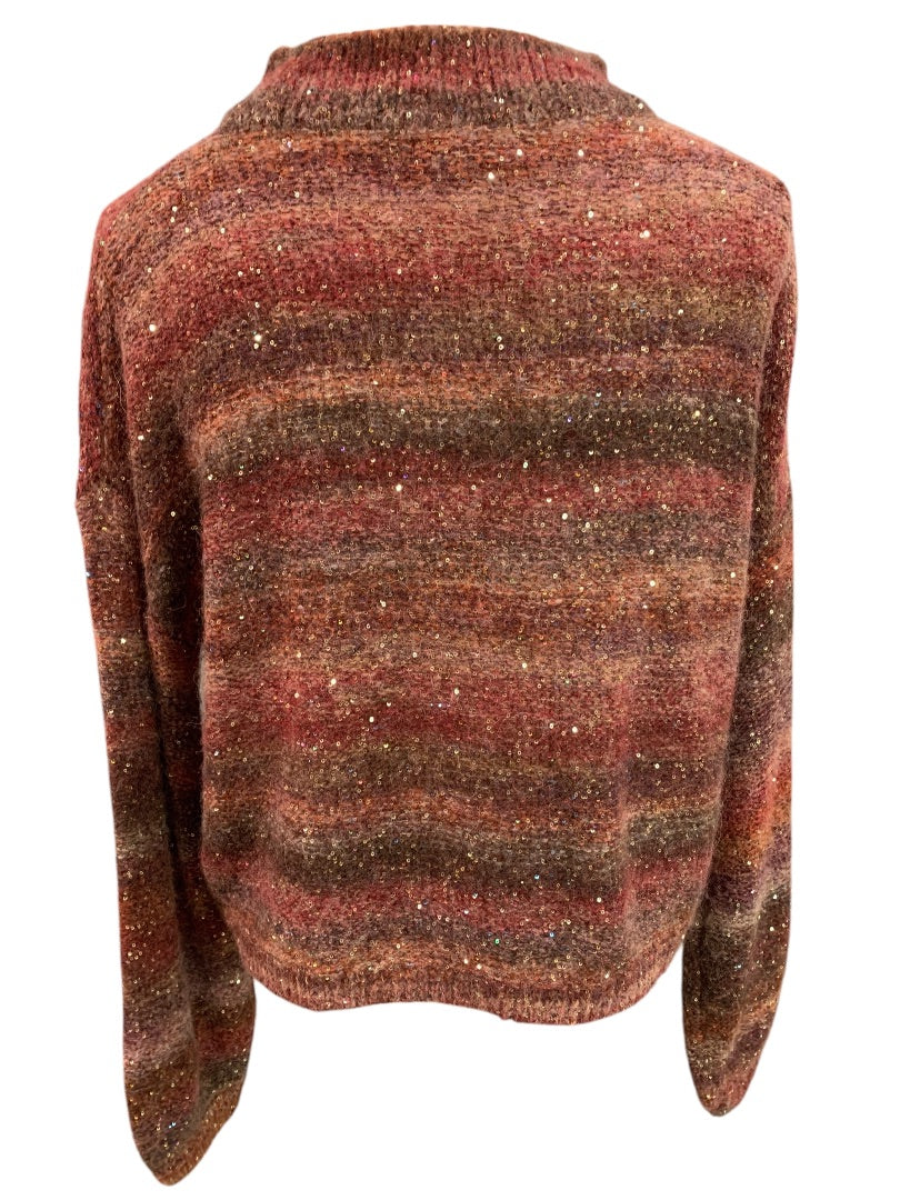 Large Banana Republic Womens Wool Alpaca Blend Sequin Sweater