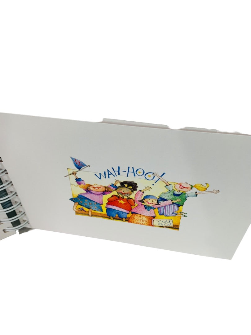 2002 Hallmark Greeting Card Organizer Binder A Little Slice of Happy