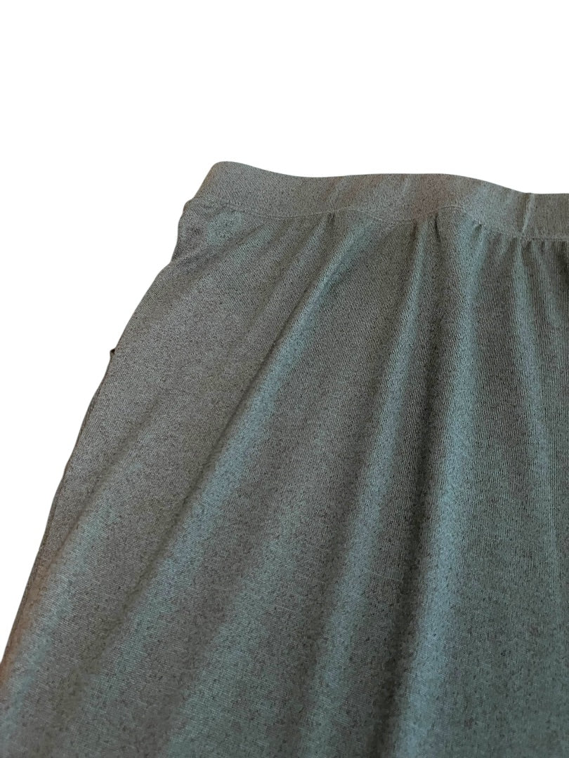 5X Sport Savvy Elastic Waist Loose Fit Knit Pants Pockets Teal