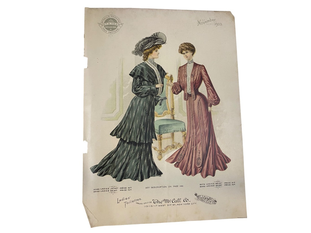 The Standard Designer Antique Ephemera McCalls Advertisements Junk Journal