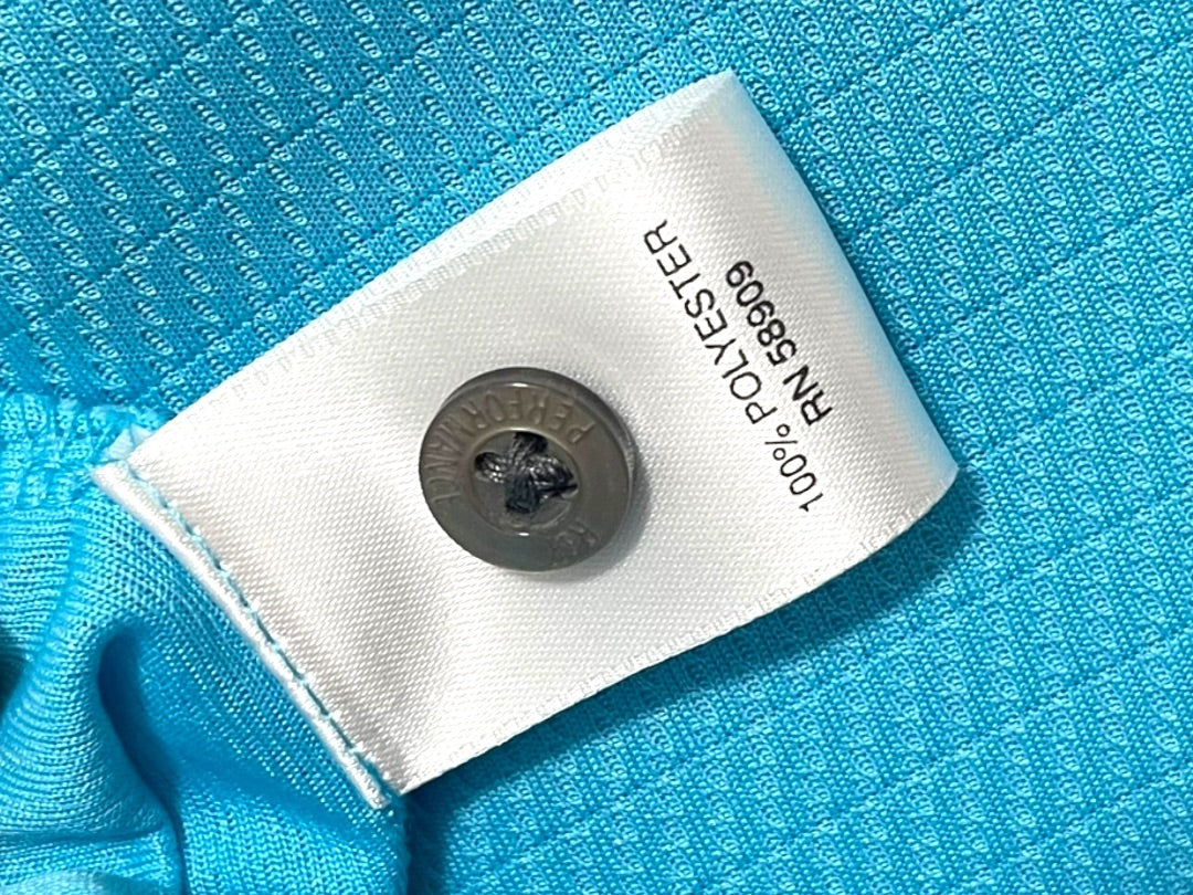 3XB Roundtree & Yorke Performance Golf Shirt Blue New