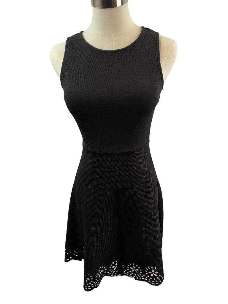 Small Beach Royal Women's Black A-Line Lightweight Sleeveless Dress Stretch