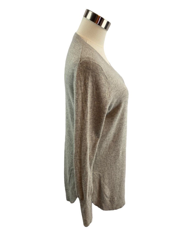 XS J.Crew Women's Wool Blend Tunic Sweater Gray Round Neck AC624