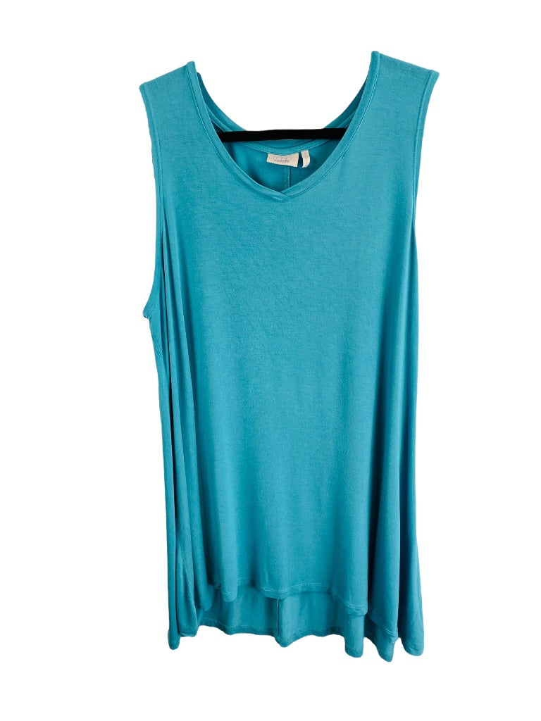 1X LOGO Layers Women's Turquoise Tunic Tank Top Soft