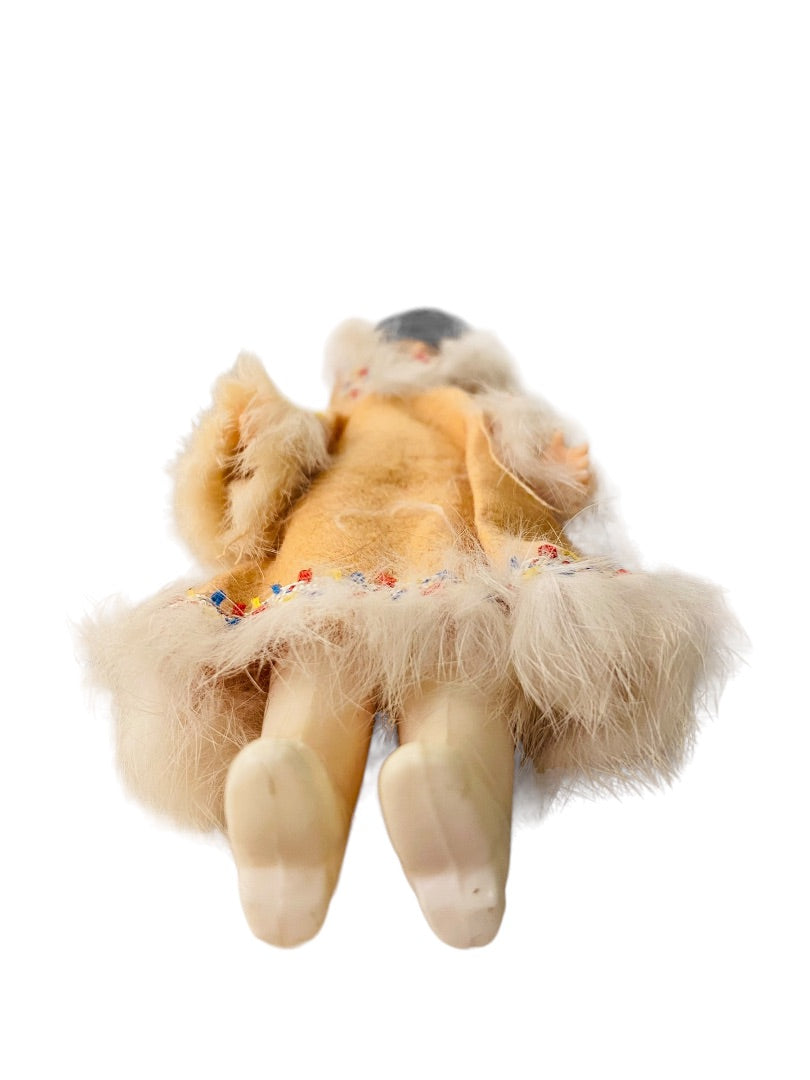 1960s ARCO Miss Alaska Eskimo Dolls of the World Set Sleep Awake Eyes 8"