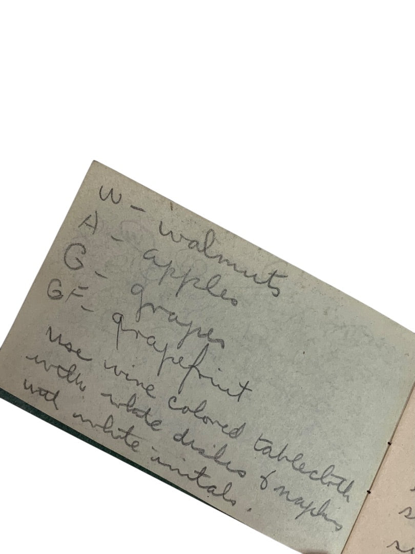 1936 Bond Clothes Promotional Notepad Scranton PA 3.7" x 2.2"