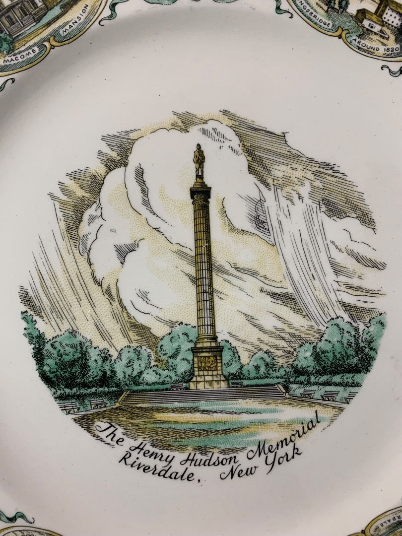 North Side Savings Bank Commemorative Plate 1951 11 Inch