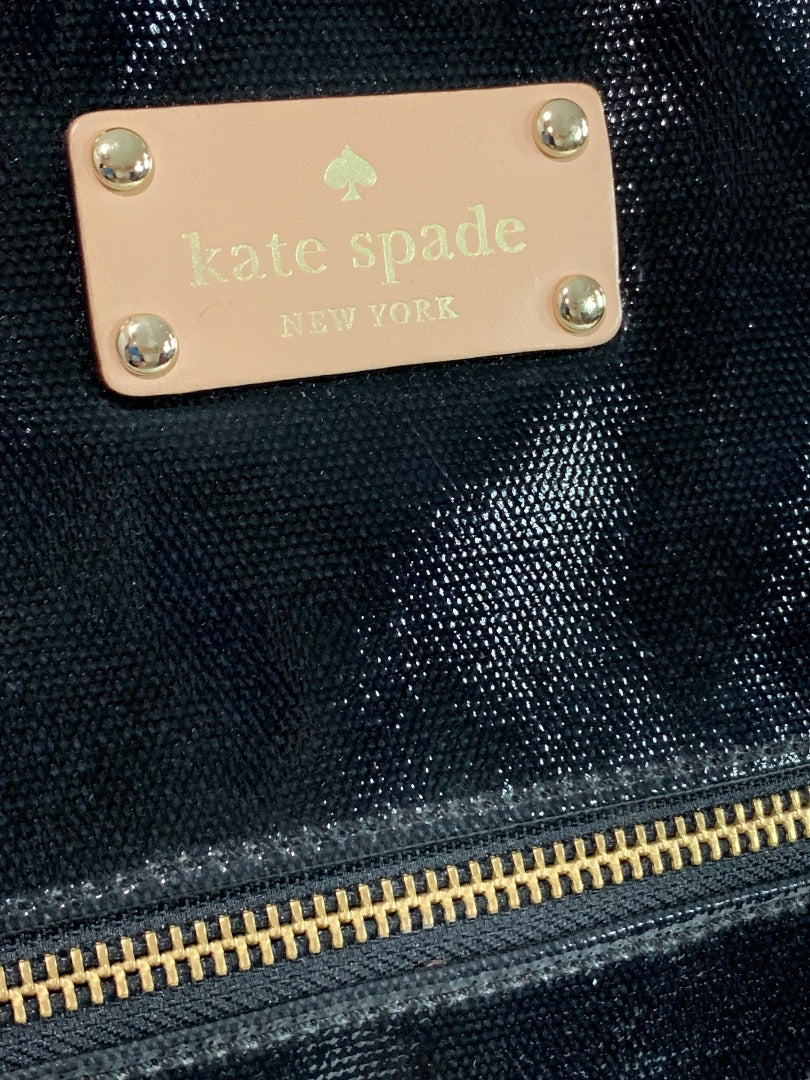 Kate Spade New York Kerryn Fulton Street Patent Tote Black Bag
