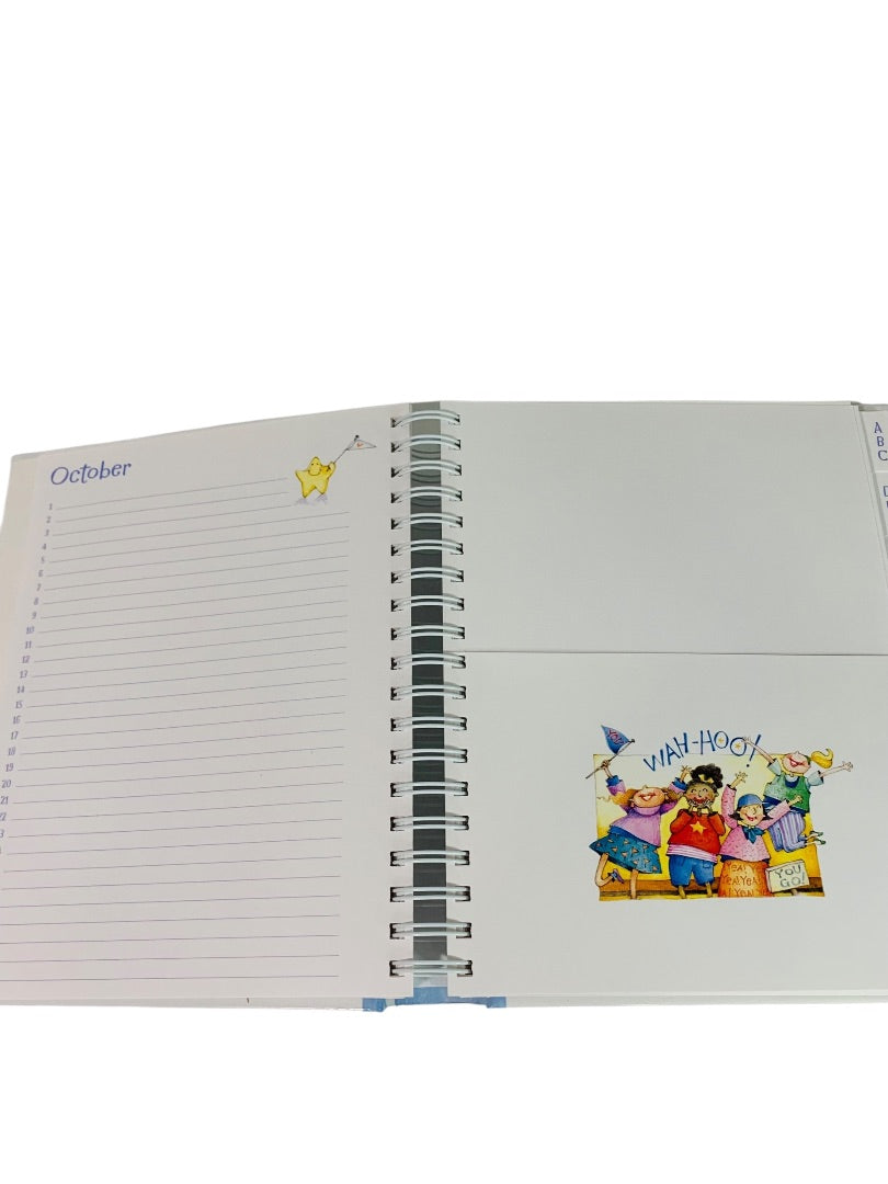 2002 Hallmark Greeting Card Organizer Binder A Little Slice of Happy
