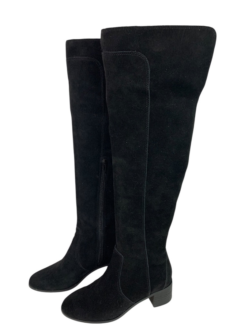 Size 6 Corso Como Womens Black Suede Over Knee Boots Loval
