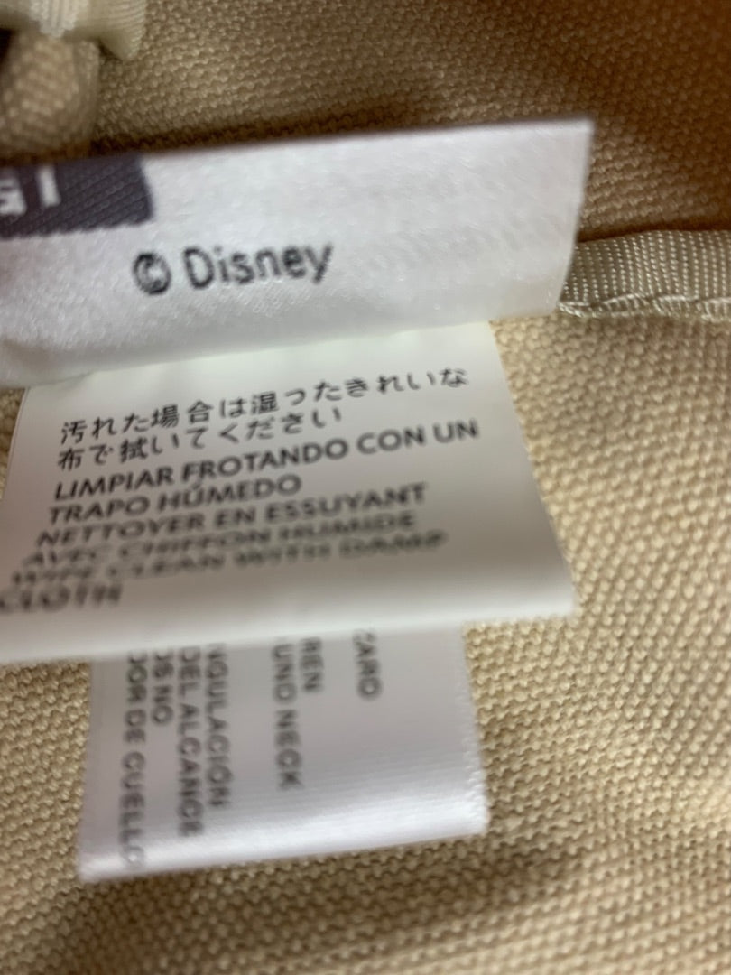 Walt Disney World Canvas Tote Blue Straps Pockets Magnetic Snap