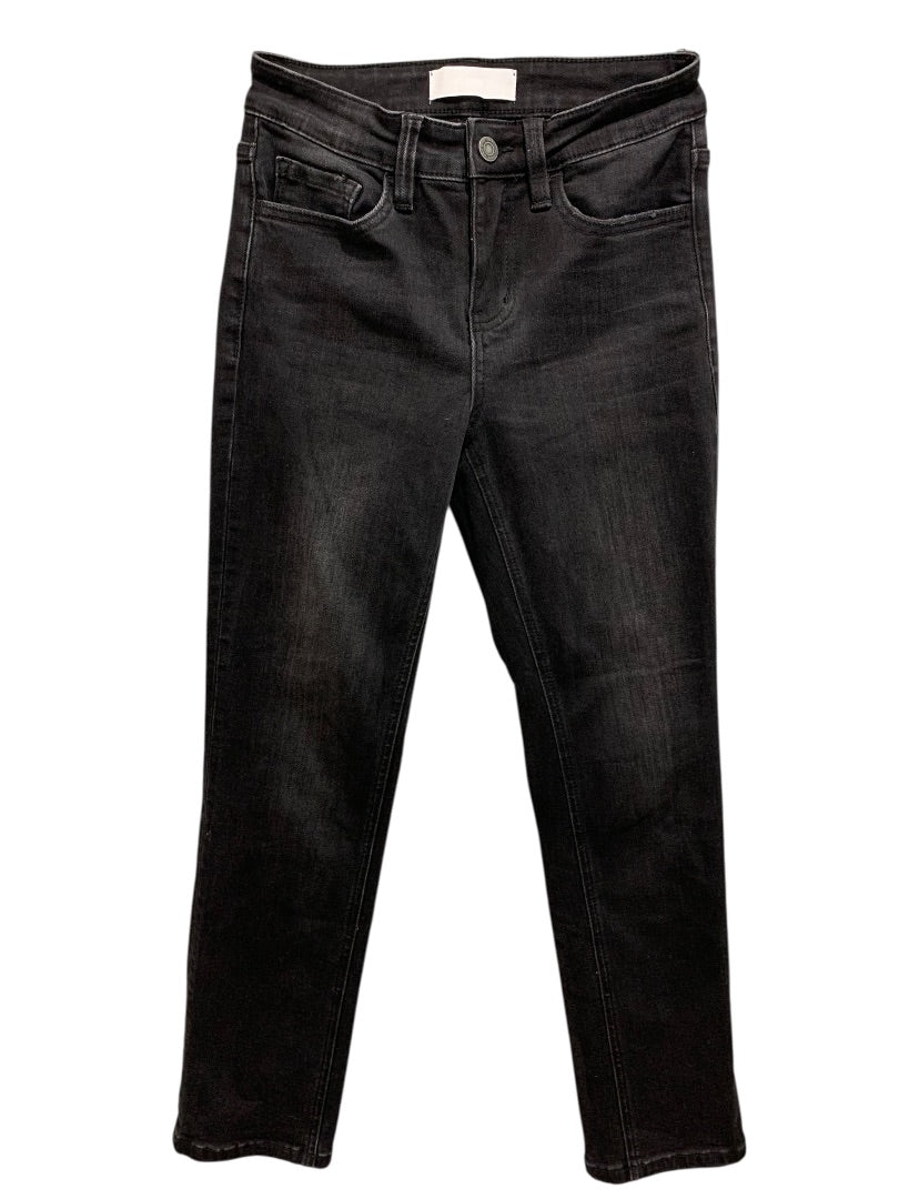 Size 25 Vervet Womens Black Skinny Jeans Stretch Denim 28" Inseam