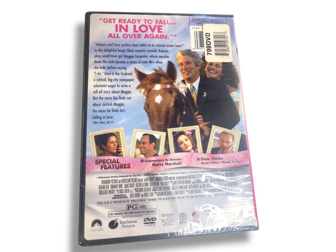 Runaway Bride New Sealed DVD Movie Julia Roberts Richard Gere