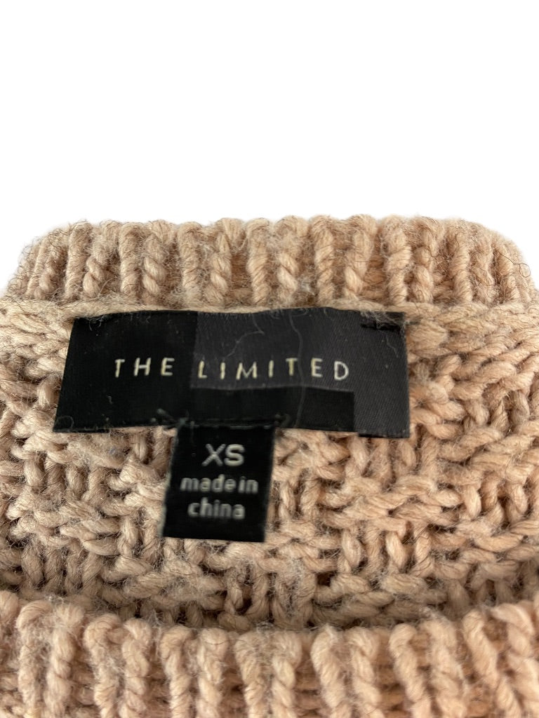 XS The Limited Women's Pink Marled Knit Sweater Pullover Wool Blend