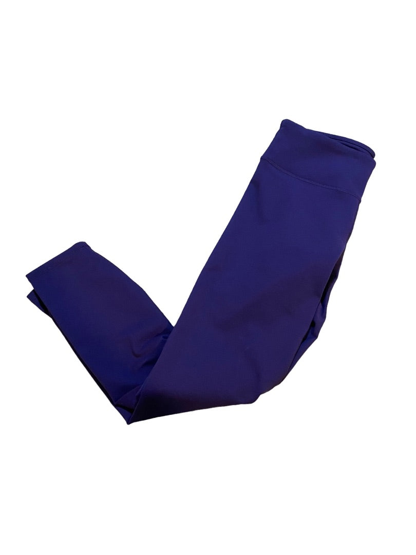 XS Fabletics Dark Blue Activewear Crop Leggings Womens 21" Inseam