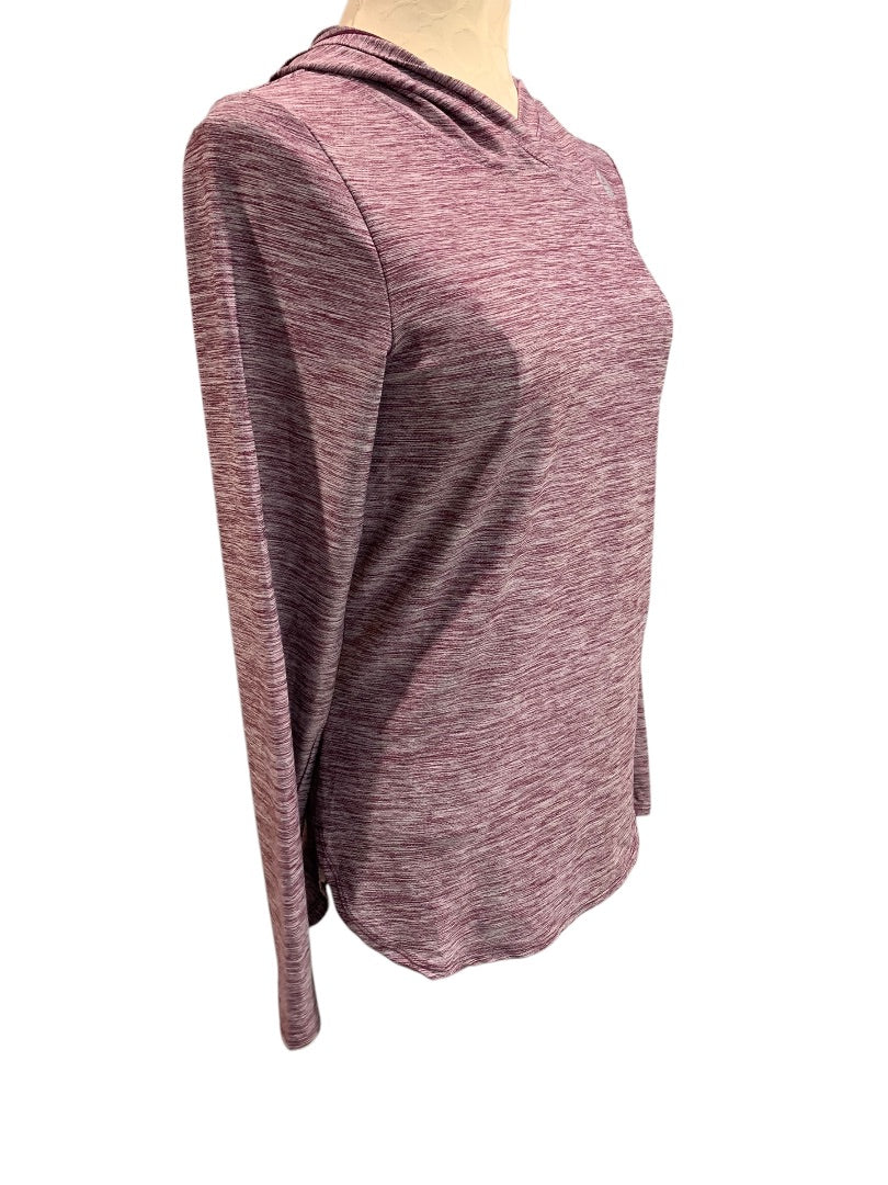 Large Reebok Womens Legend Hoodie Shirt Potent Purple Heather