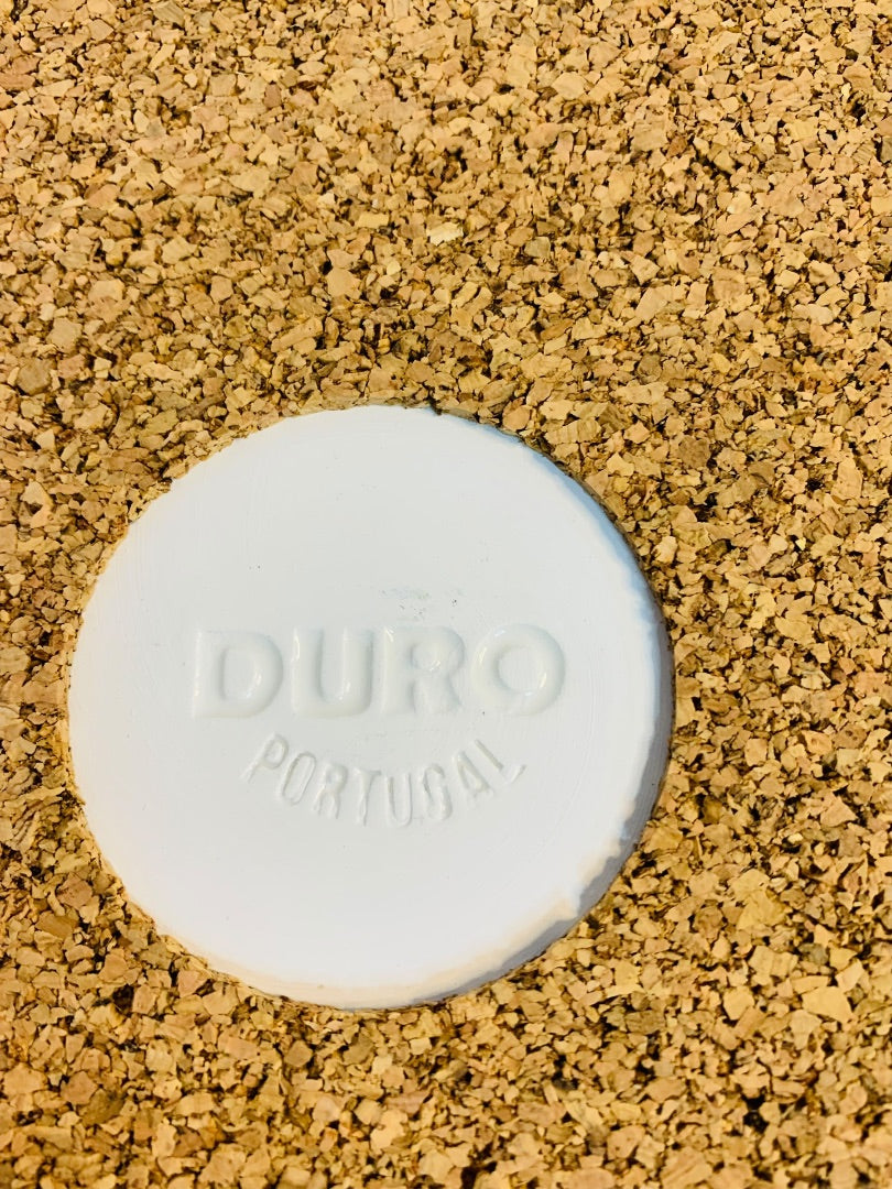 Duro Handpainted Portuguese Tile Trivet Cork Back 9.5 Inch Diameter