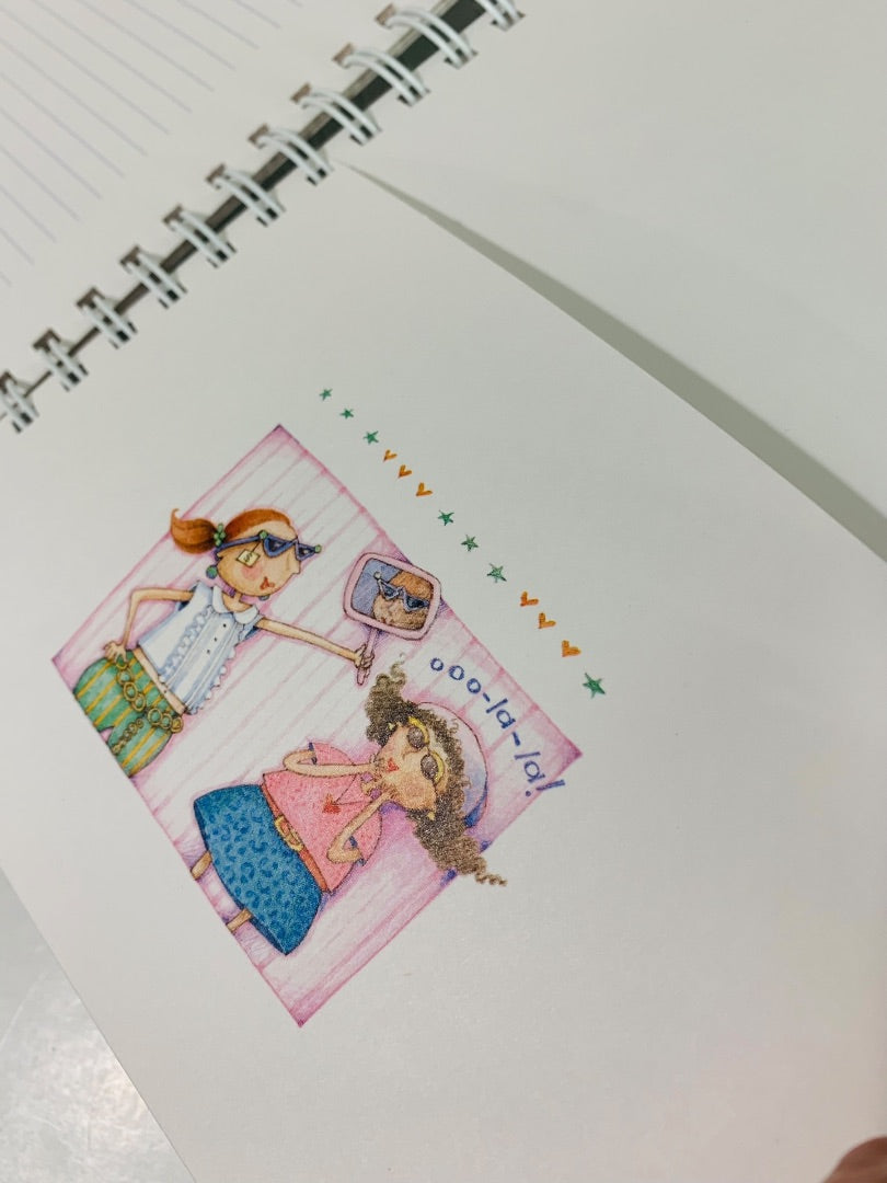 2002 Hallmark Greeting Card Organizer Binder A Little Slice of Happy