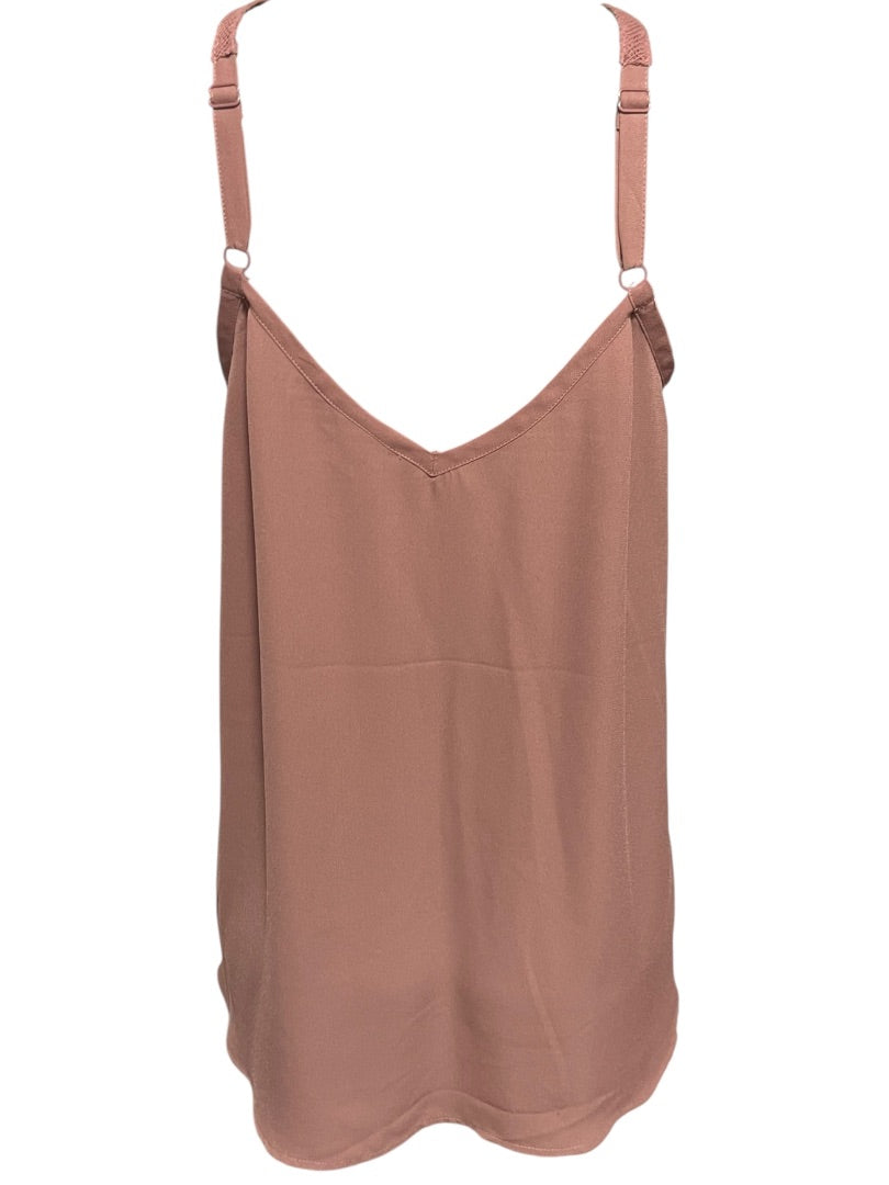 2X Torrid Adjustable Lace Cami Mauve Brown Womens Camisole Shirt