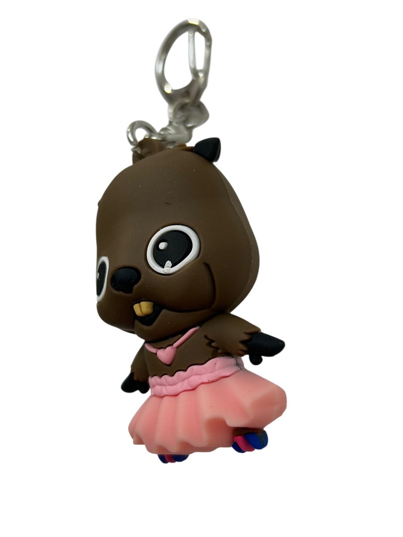 DC Bird of Prey Beaver in Tutu Figurine Bag Clip 2.5"