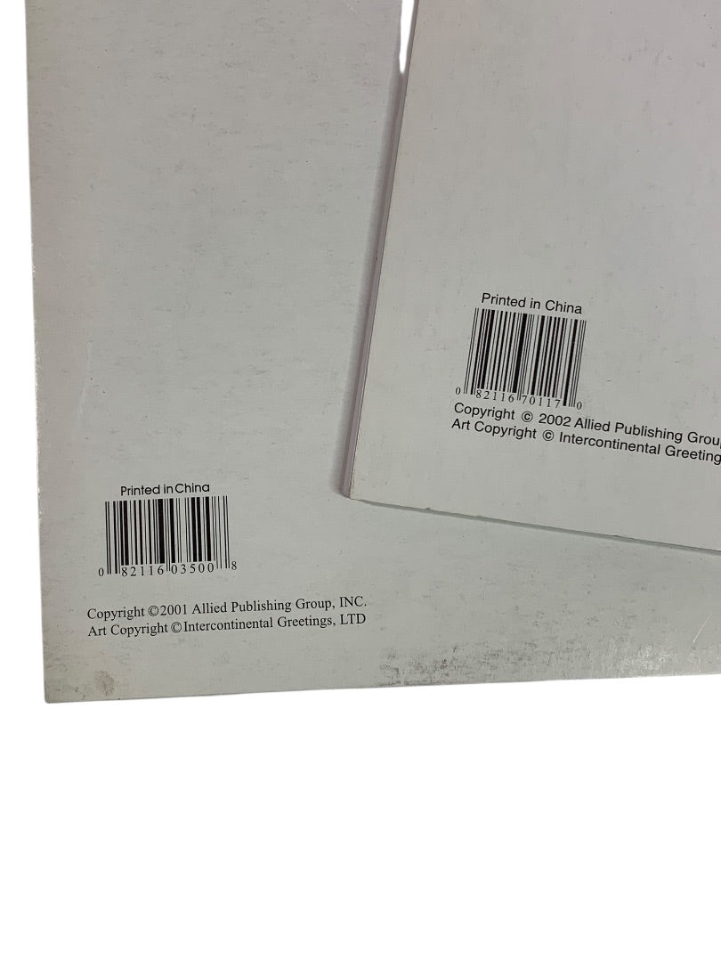 Set of 2 Vintage Lined Notepads "Dear God . . ." 5.5" x 8"