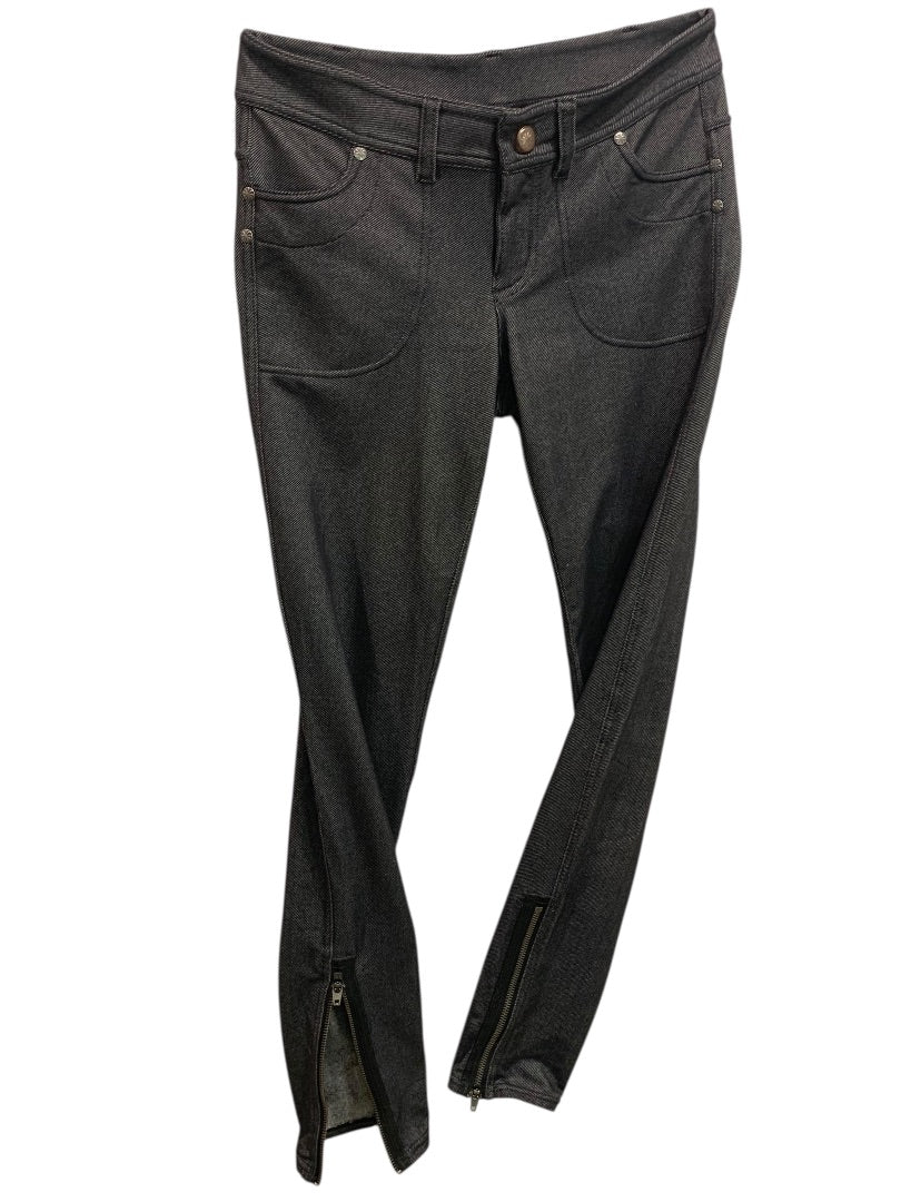 Size 0 Athleta Womens Slim Trek Pants Skinny Jeggings Gray