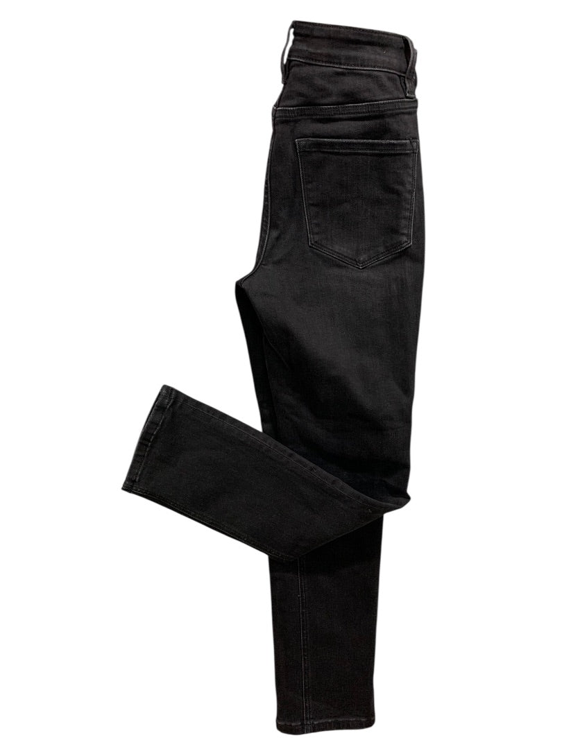 Size 25 Vervet Womens Black Skinny Jeans Stretch Denim 28" Inseam