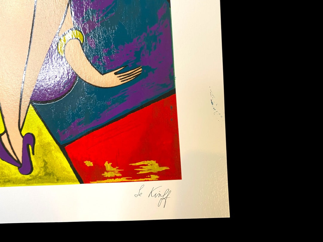 1998 Linda LeKniff Debbie Seriolithograph & COA Numbered Park West Gallery 8.75" x 7"