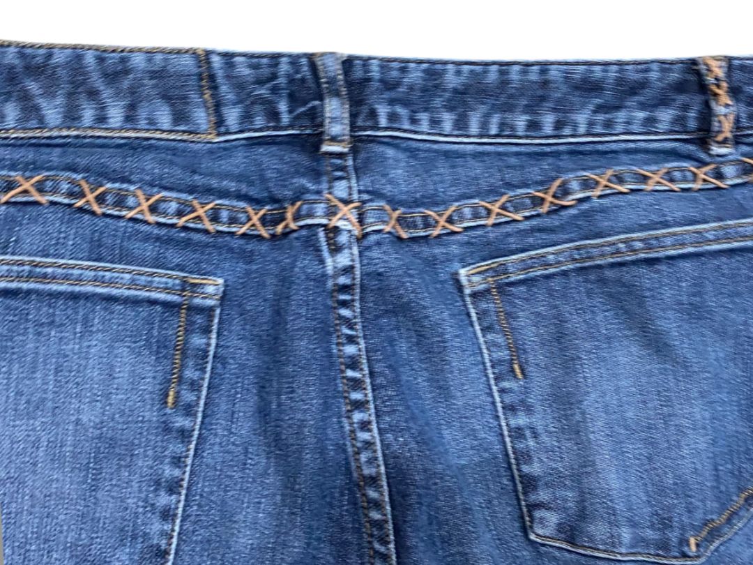 Size 14 J.Jill Womens Stretch Jeans Recrafted Embroidered No 9 Embroidered