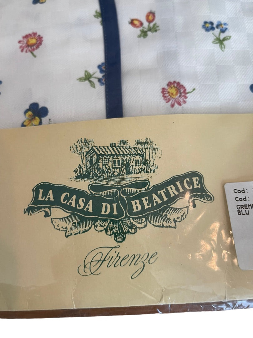 La Casa Di Beatrice Firenze Floral Waist Apron New Pockets