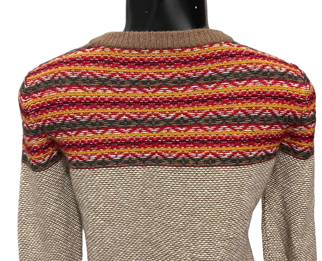 XS Madewell Women's Wallace Whistler Fair Isle Sweater Rabbit Hair Wool Blend