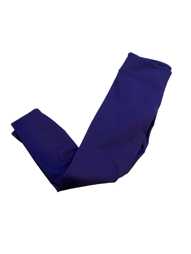 XS Fabletics Dark Blue Activewear Crop Leggings Womens 21" Inseam