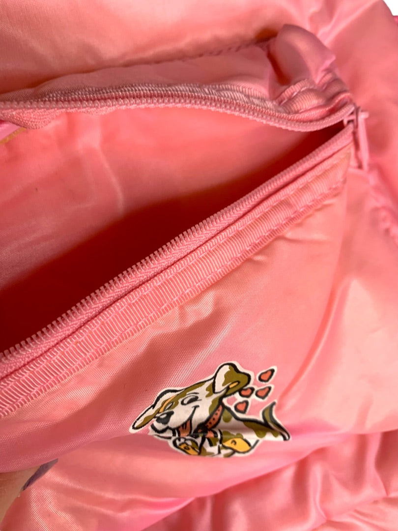 Imaginings 3 Vintage 1983 Kids Pink Backpack Puppy
