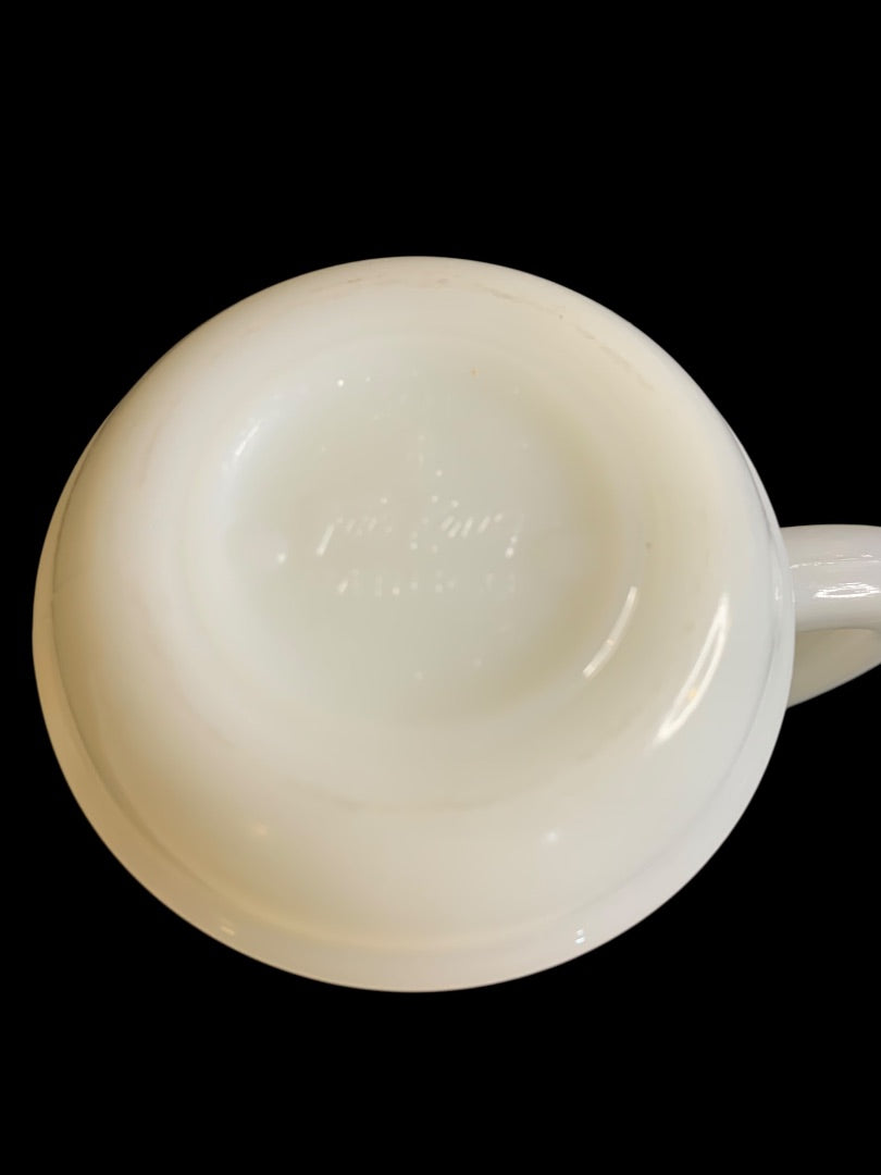 1960s Snoopy Fire King Mug "Snoopy, Come Home" Peanuts Woodstock