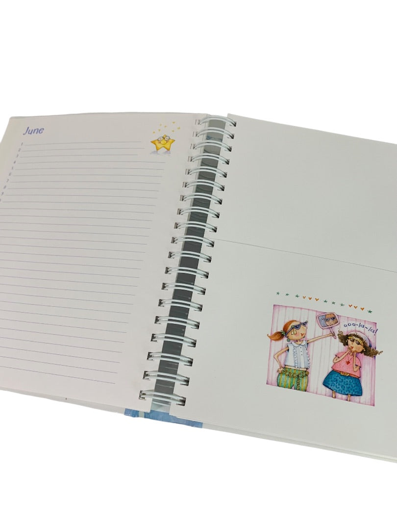 2002 Hallmark Greeting Card Organizer Binder A Little Slice of Happy