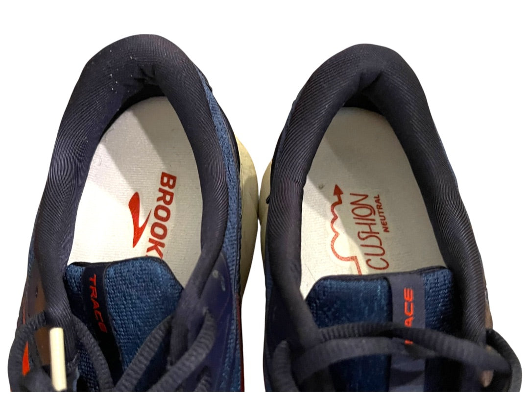 Size 11.5 Medium Brooks Trace 2 Shoes Mens Blue Sneakers