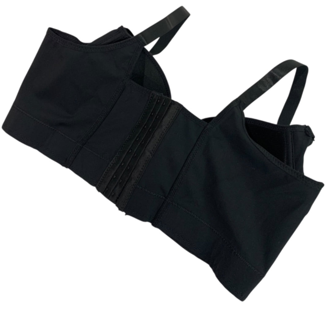 Size 40DD Underwire Black Bra Full Coverage Support Padded Back Smoother