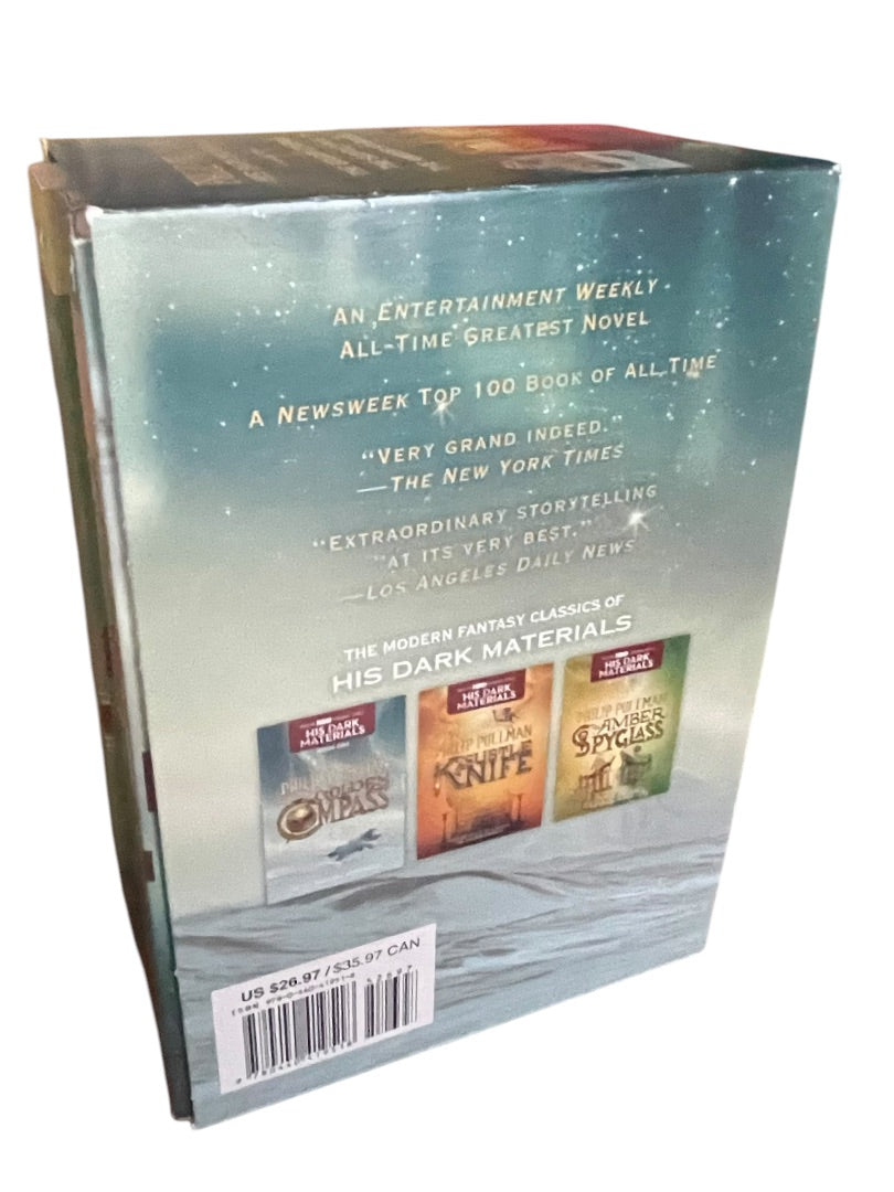Set of 3 Philip Pullman His Dark Materials Paperback Books 1-3
