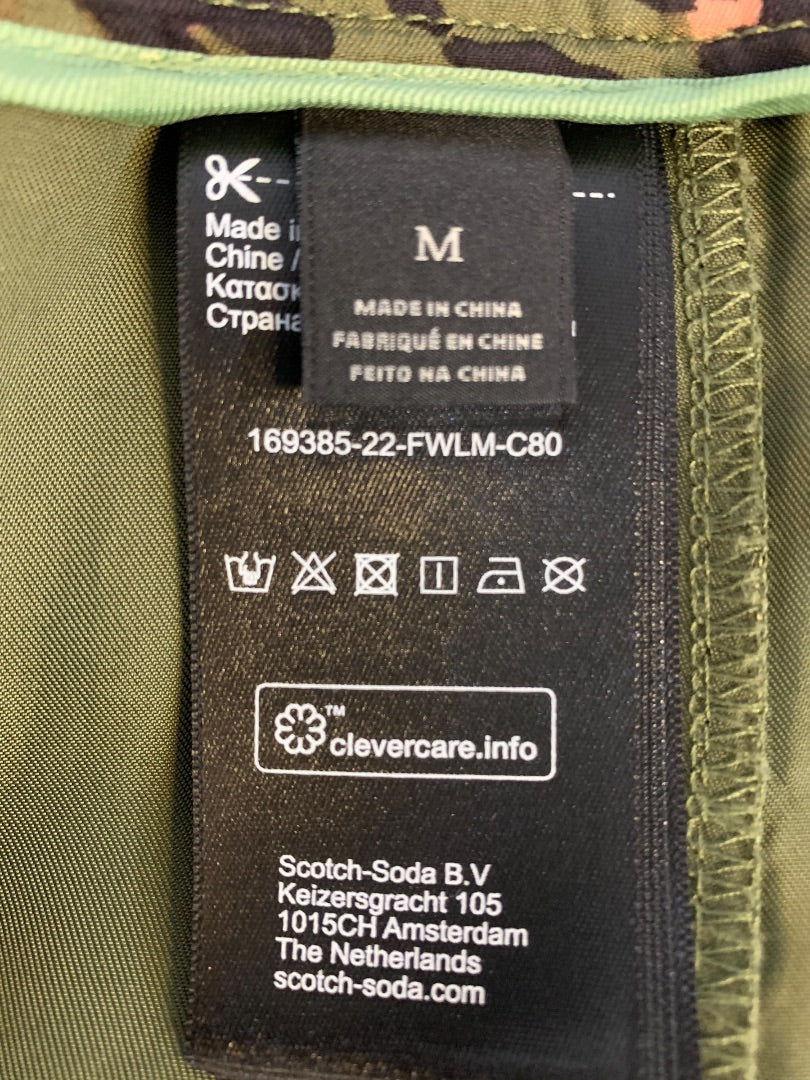 Medium Scotch & Soda Mens Joshy Pants Silky Olive Green