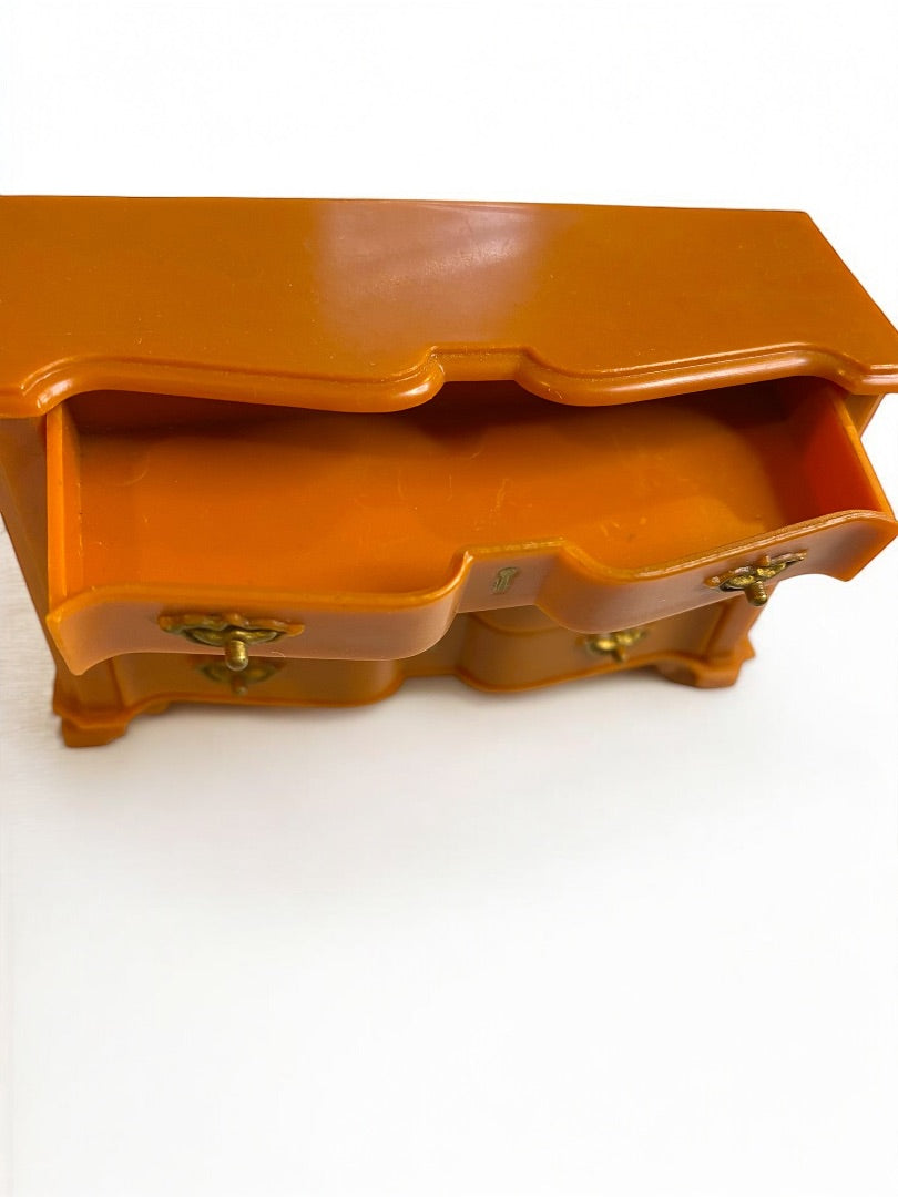 1960s Marx Little Hostess Dollhouse Miniature Chest of Drawers 1:18 Bureau