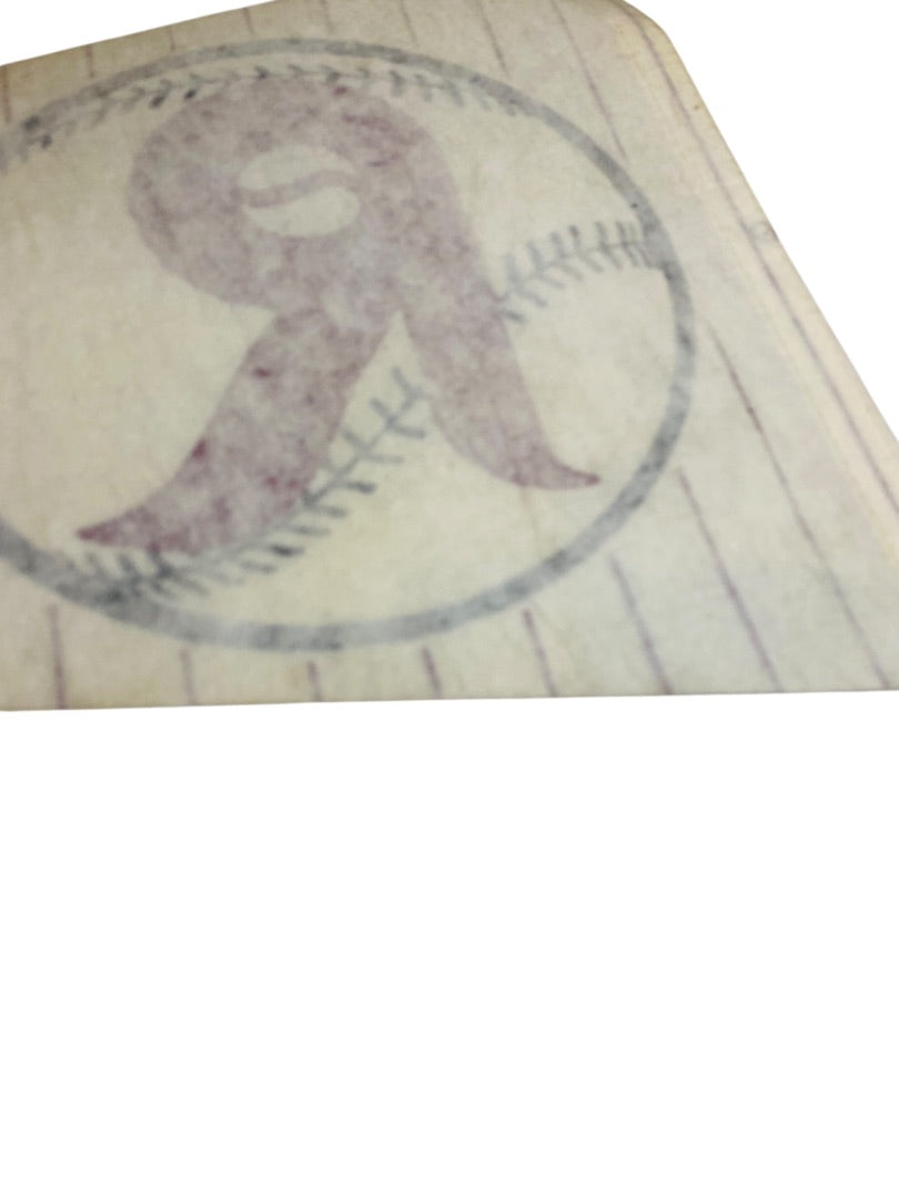 1980s 29 Inch Reading Phillies Pennant Souvenir Felt Flag Baseball
