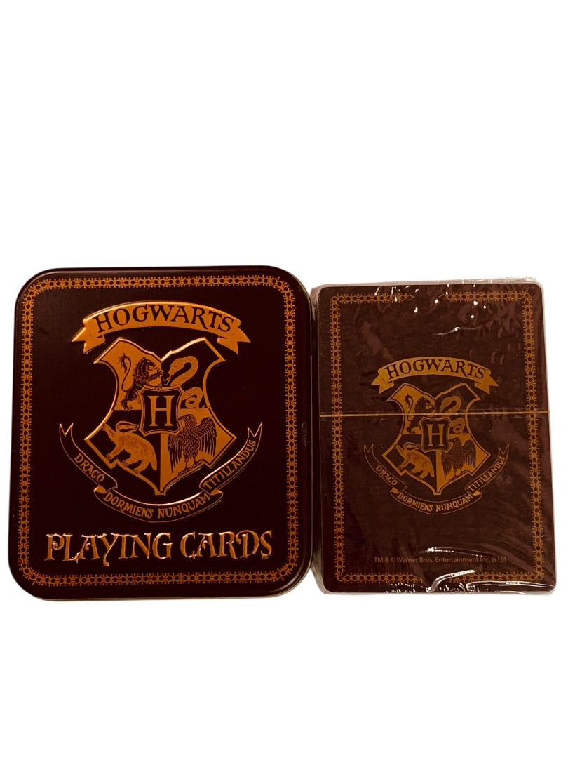 Hogwarts Harry Potter New Sealed Playing Cards in Tin Paladone