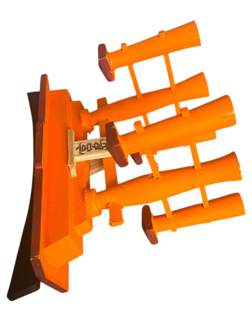 Japanese Wooden Replica Miyajima Torii Gate Itsukushima Shrine Hiroshima
