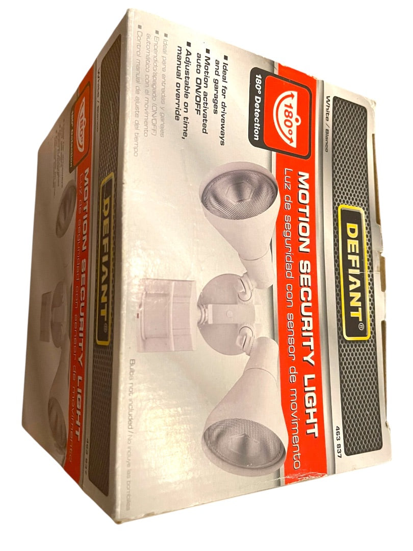 Defiant Motion Sensing Security Light Outdoor Sensors 180 463 837 White