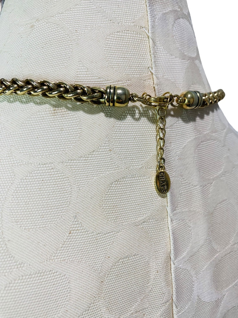 Chaps Goldtone Chunky Chain Necklace 18-20"