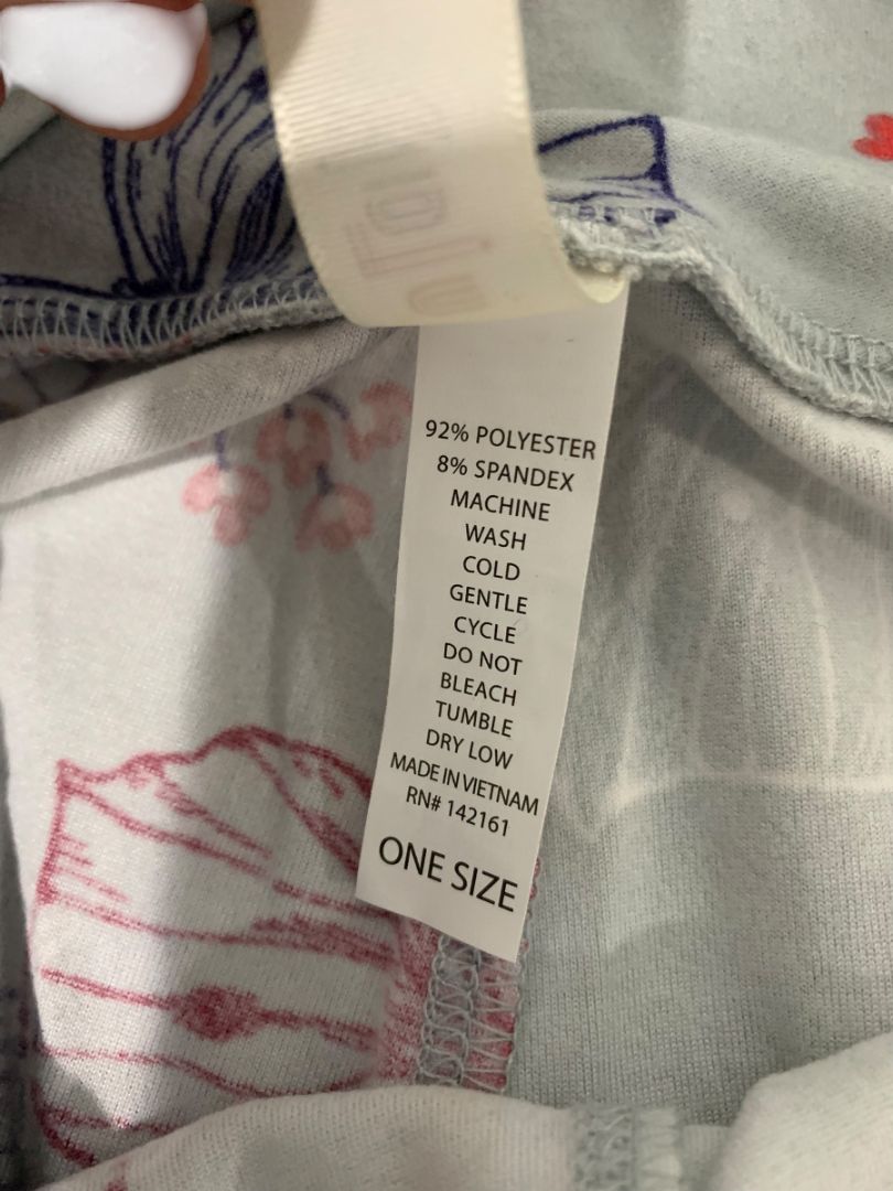 One Size LulaRoe Womens Leggings 3 Pair Assorted Hummingbird Butterfly