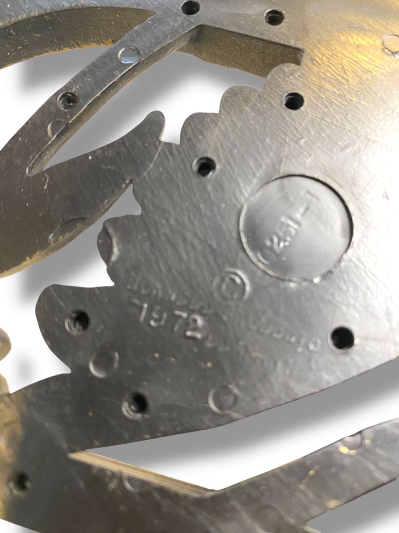 1970s Burwood Homco Wall Plaque Baby Birds Nest Diamond 16.75"h x 10.25"