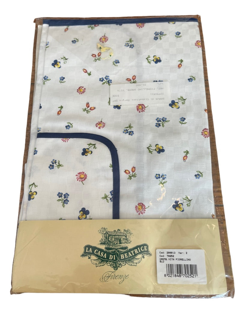La Casa Di Beatrice Firenze Floral Waist Apron New Pockets